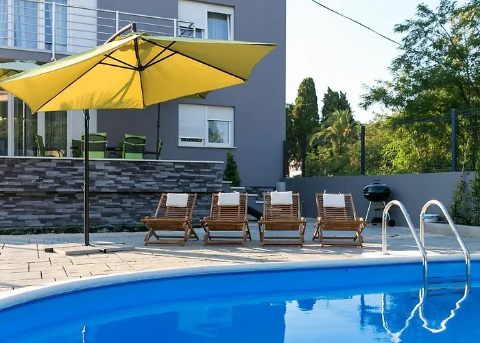 וילה Pjena Luxury Mediterranean Retreat With Private Pool ביוגראד נה מורו